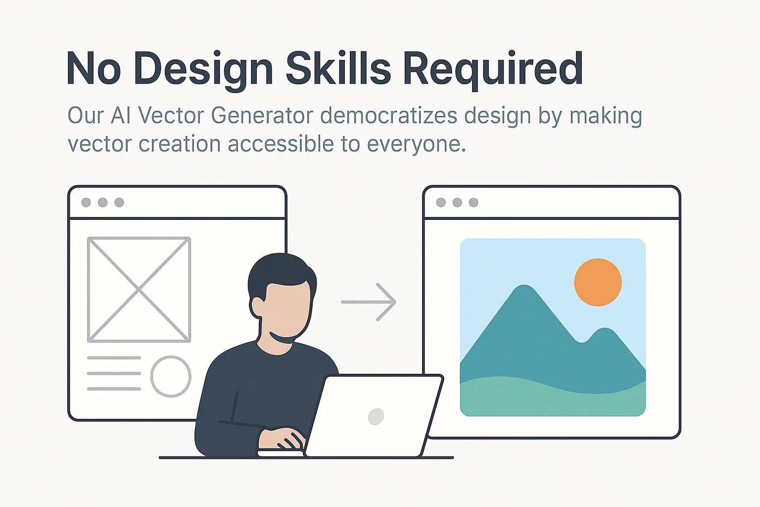 AI Vector Generator accessibility for non-designers
